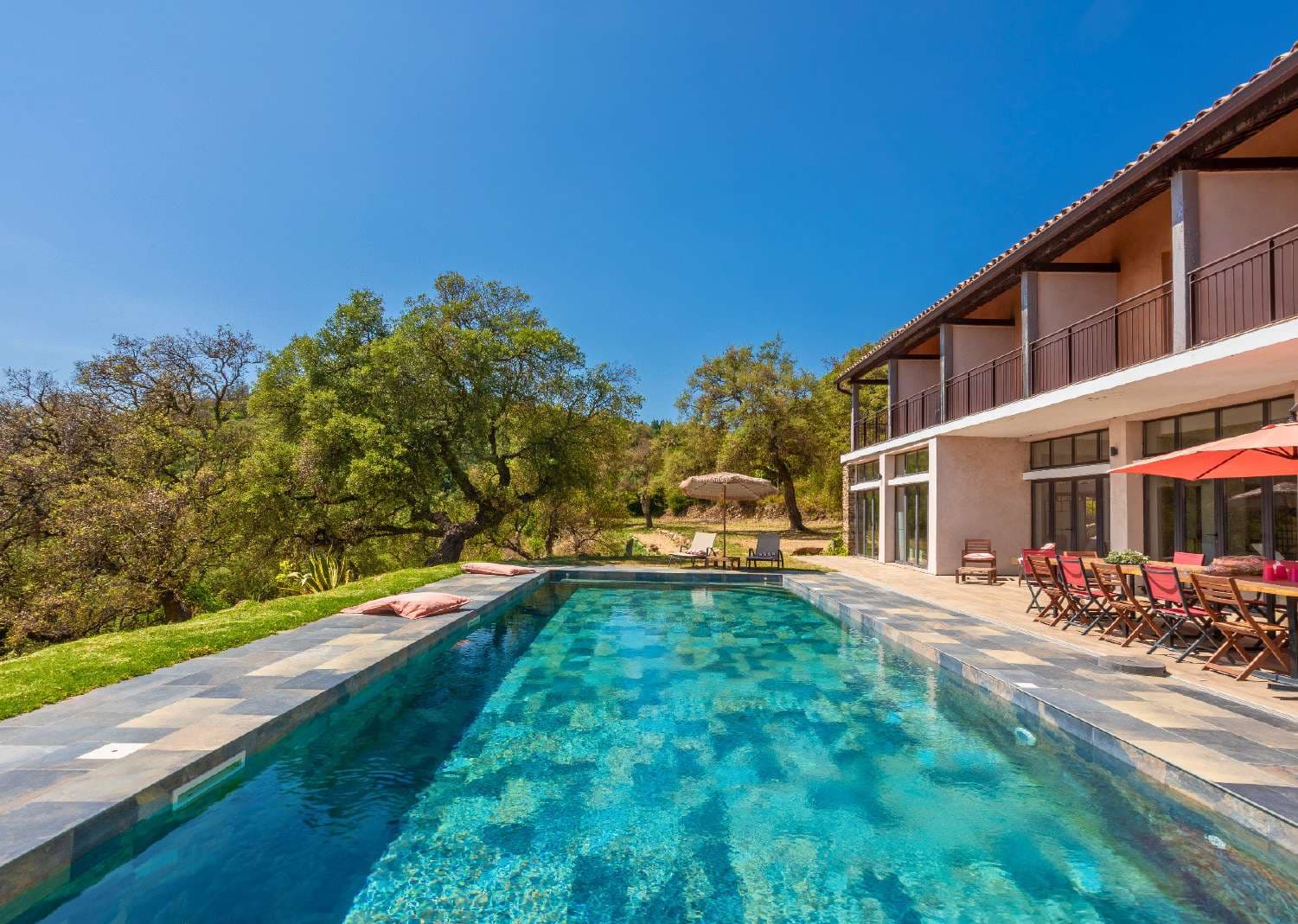 The pool at Villa Higo